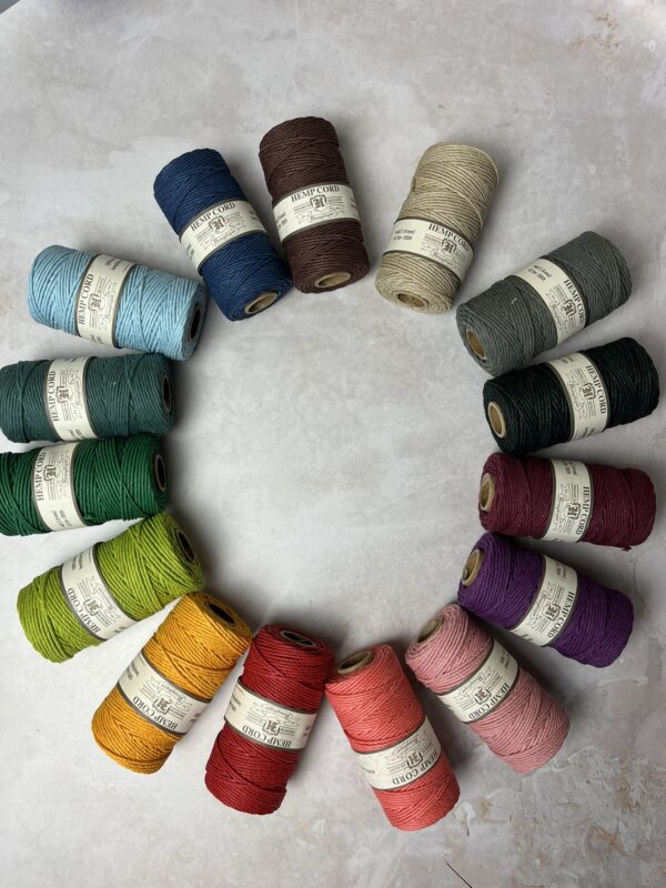 2mm Hemptique #48 Premium Polished Hemp Cord