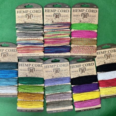 Hemptique #20 Premium 1mm Cord Cards